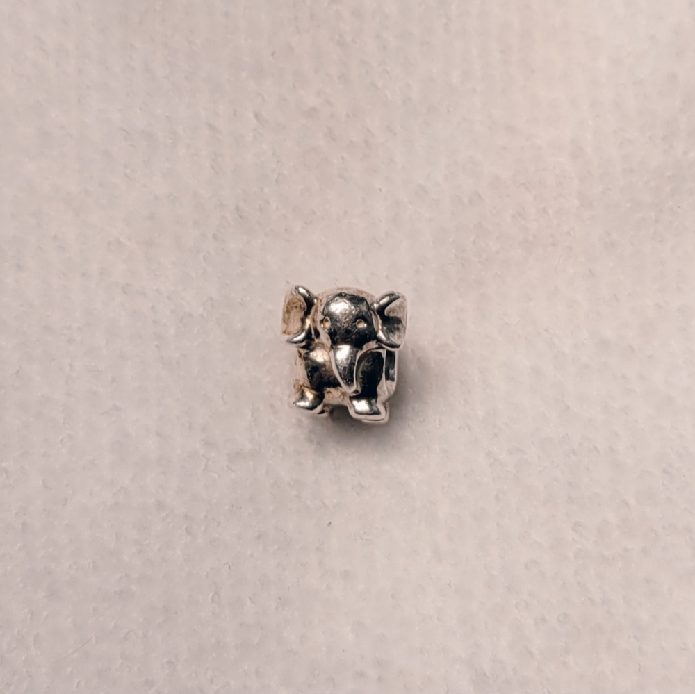 Pandora Sterling Silver Elephant Charm Retired